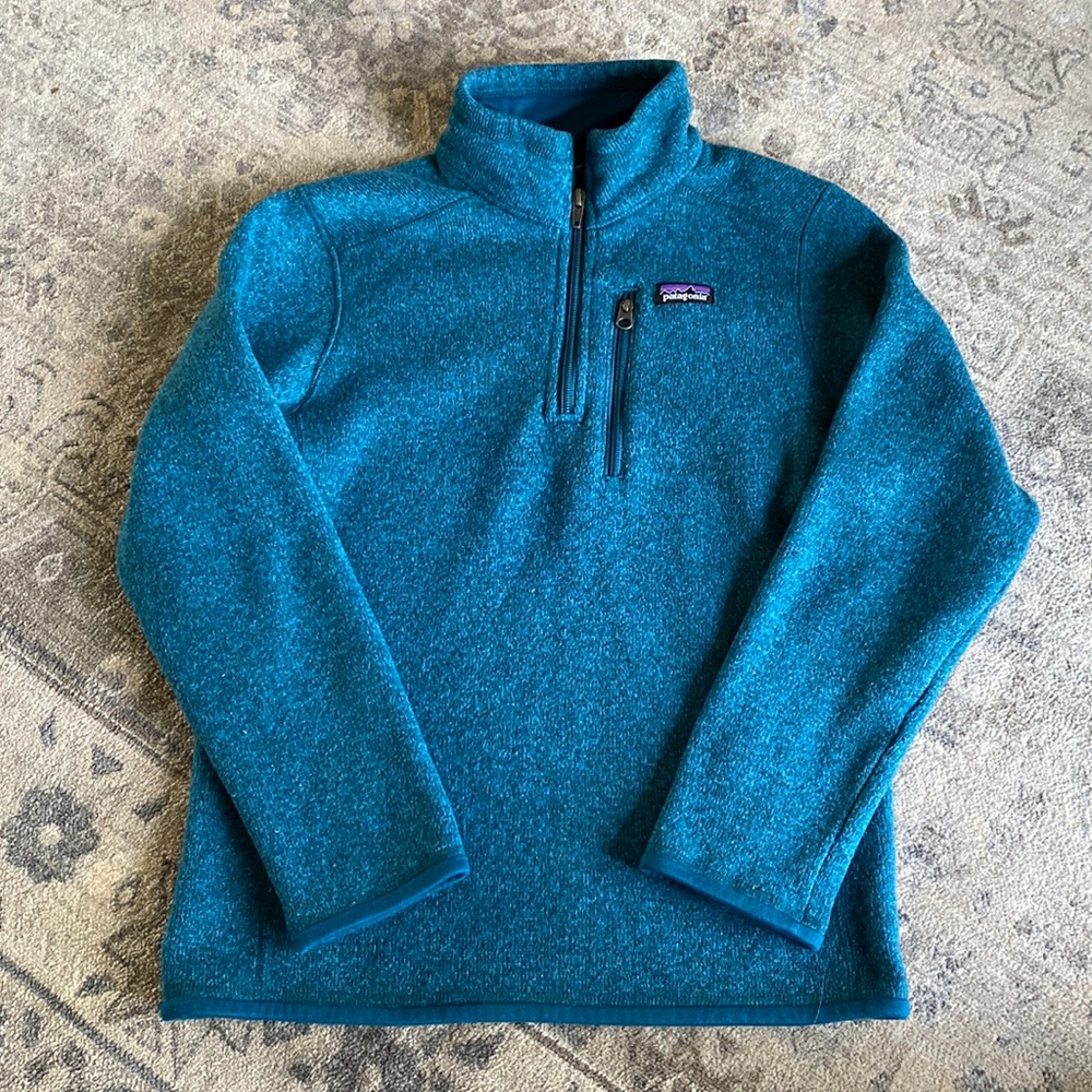 Patagonia Better Sweater 1/4 Zip Pullover - Boys' size L (12)